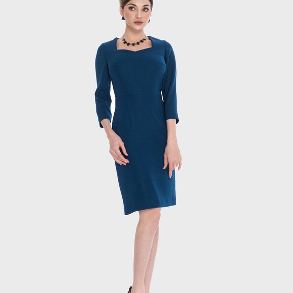 Alantino midi dress for woman. Suitable for office or formal wear. - Picture 6 of 9